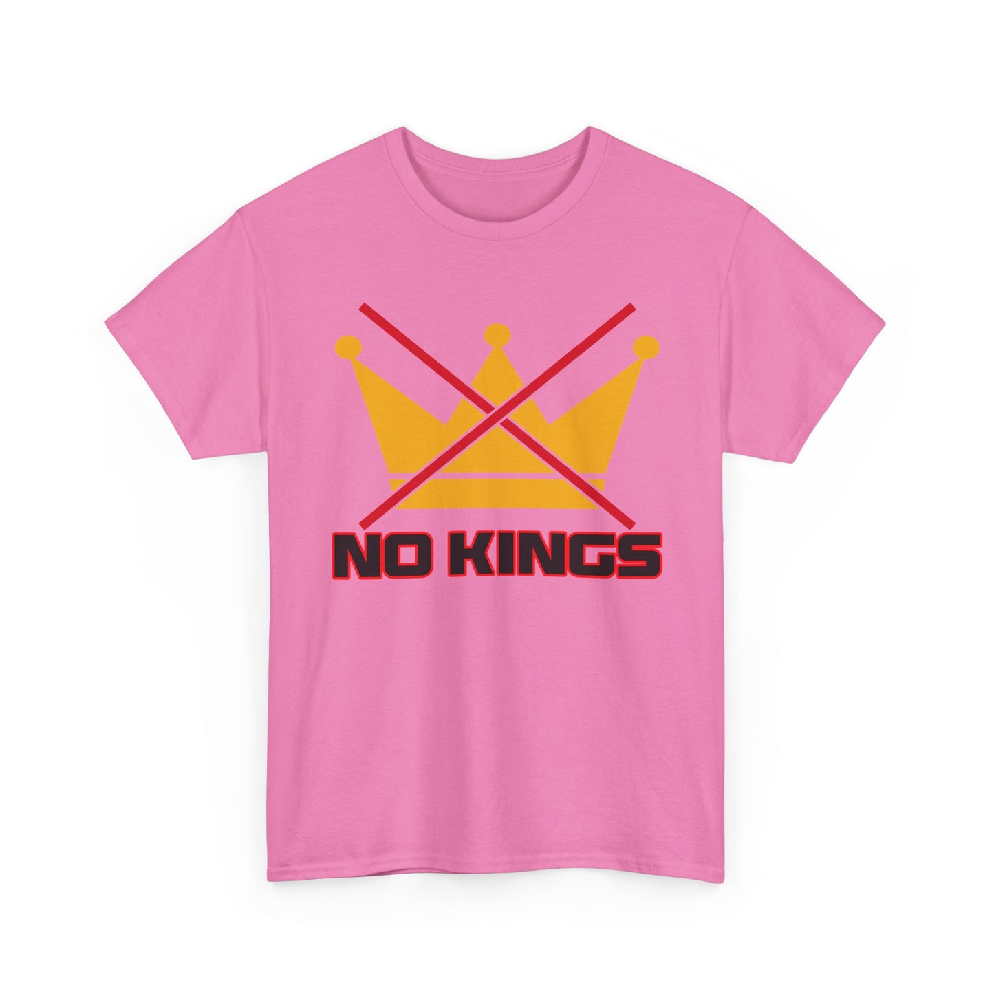 No Kings Unisex Tee - Graphic Printed T-Shirt