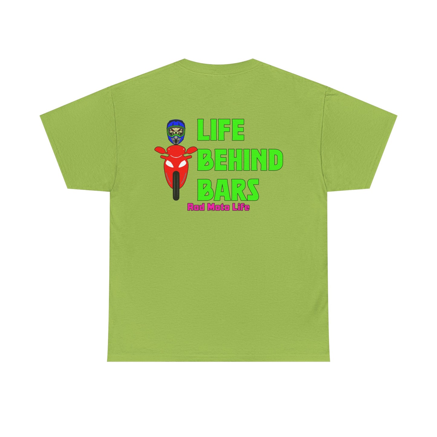 Life Behind Bars, Rad Moto Life, Heavy Cotton T-Shirt