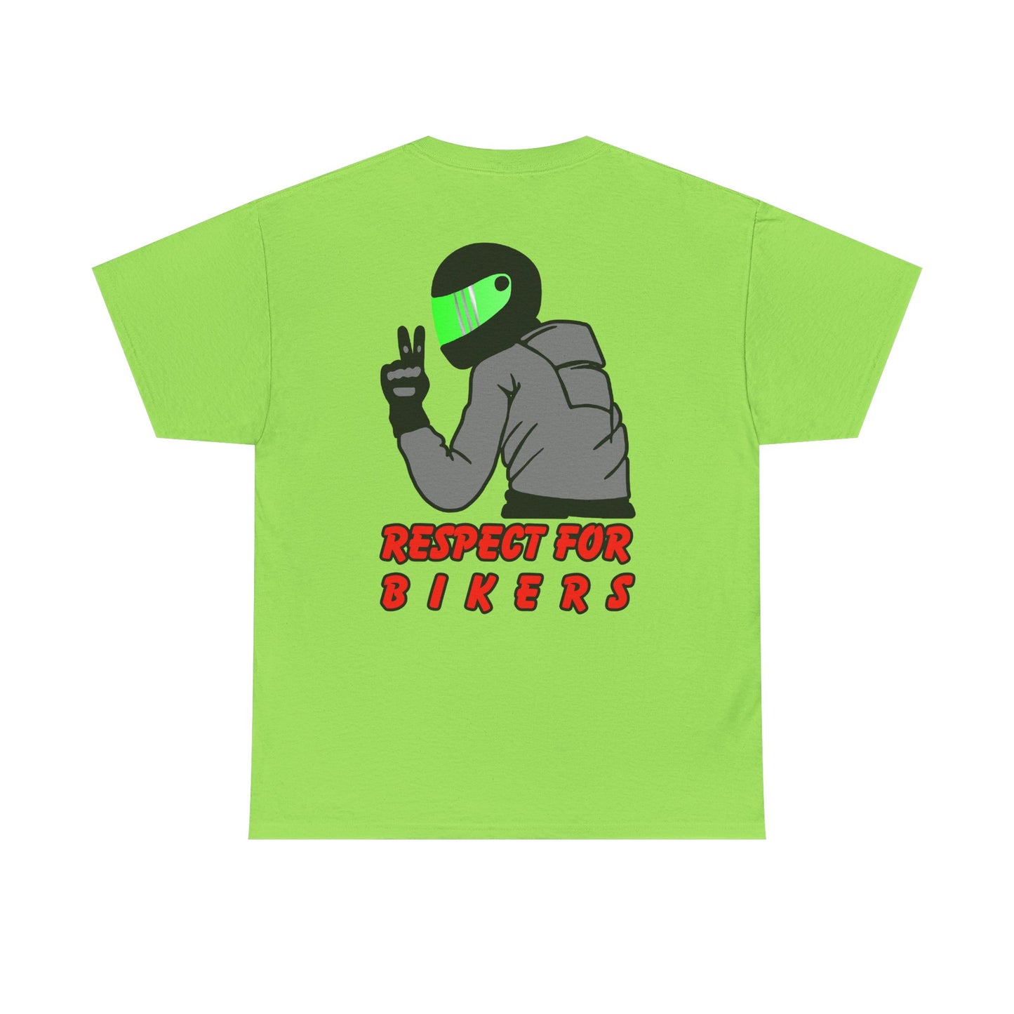 Respect for Bikers, Rad Moto Bunny, Heavy Cotton T-Shirt