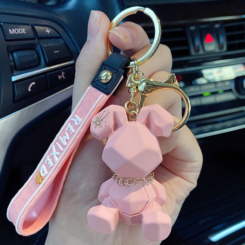 Remixed Rabbit Keychain