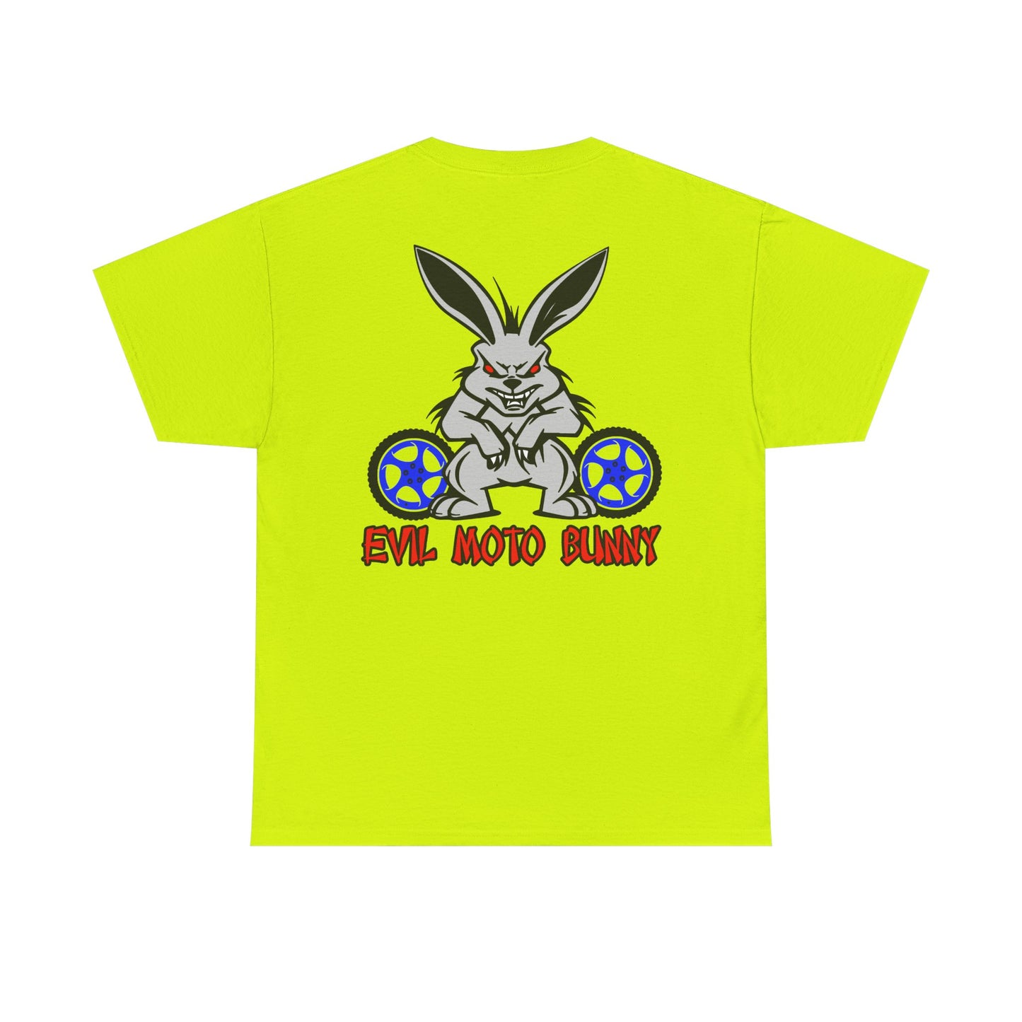 Evil Moto Bunny, Rad Moto Bunny, Heavy Cotton T-Shirt