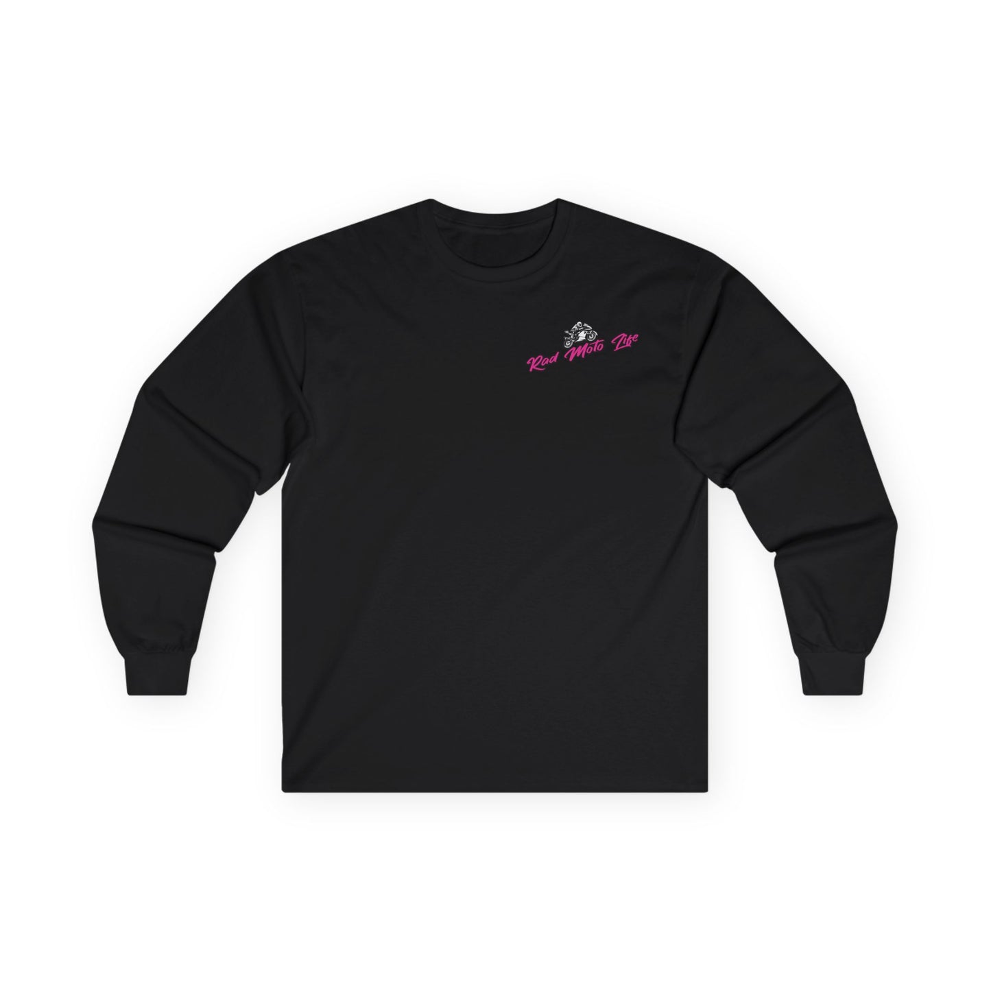 Life Behind Bars, Rad Moto Life Unisex Long Sleeve Tee - Bold Graphic T-Shirt for Motorcycle Enthusiasts