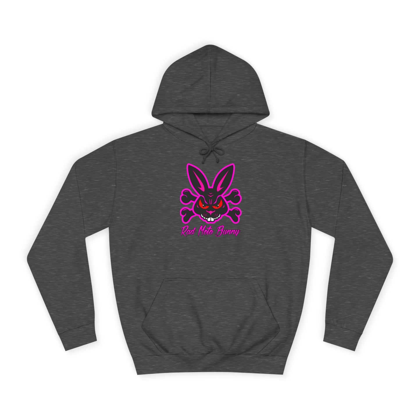 If you think my ears are big, Rad Moto Bunny, Unisex Hoodie - Biker Style Sweatshirt for Motorcycle Enthusiasts
