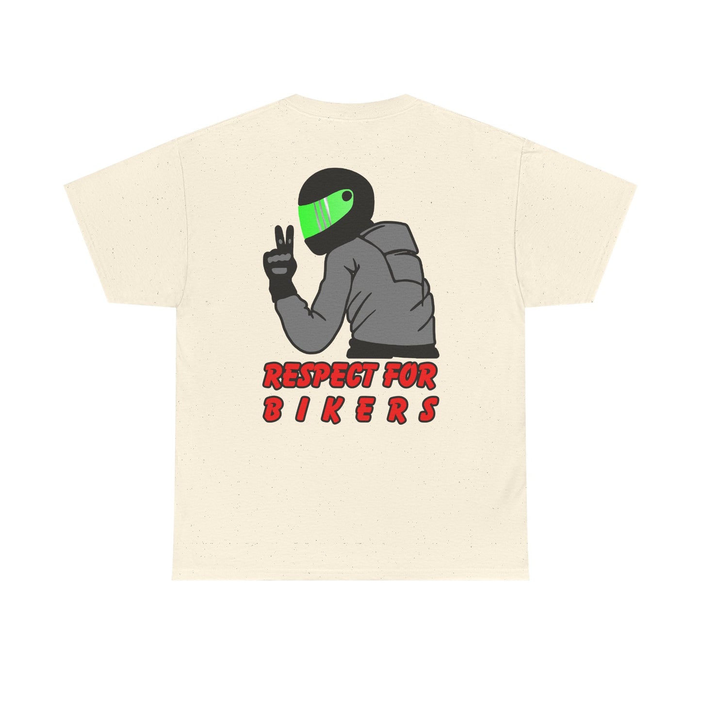 Respect for Bikers, Rad Moto Bunny, Heavy Cotton T-Shirt