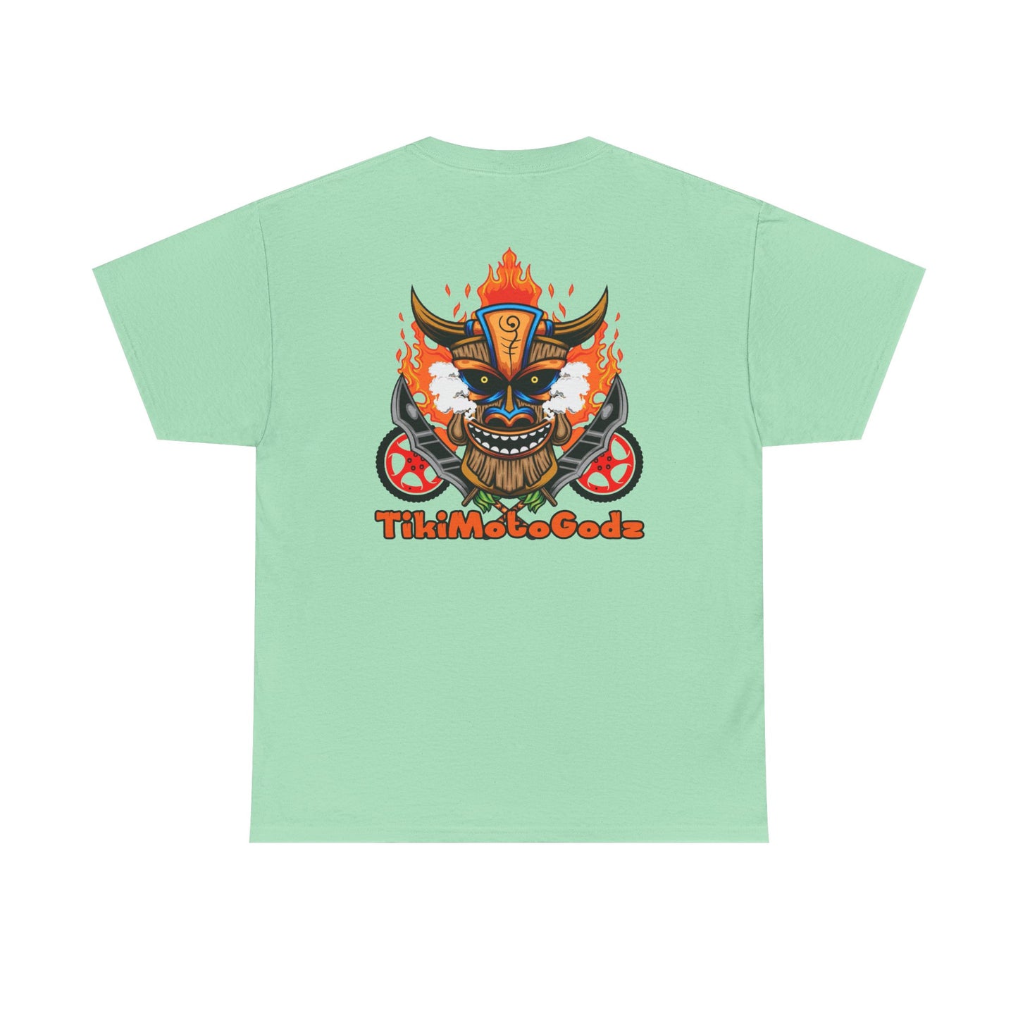 Tiki Moto Godz. Heavy Cotton T-Shirt