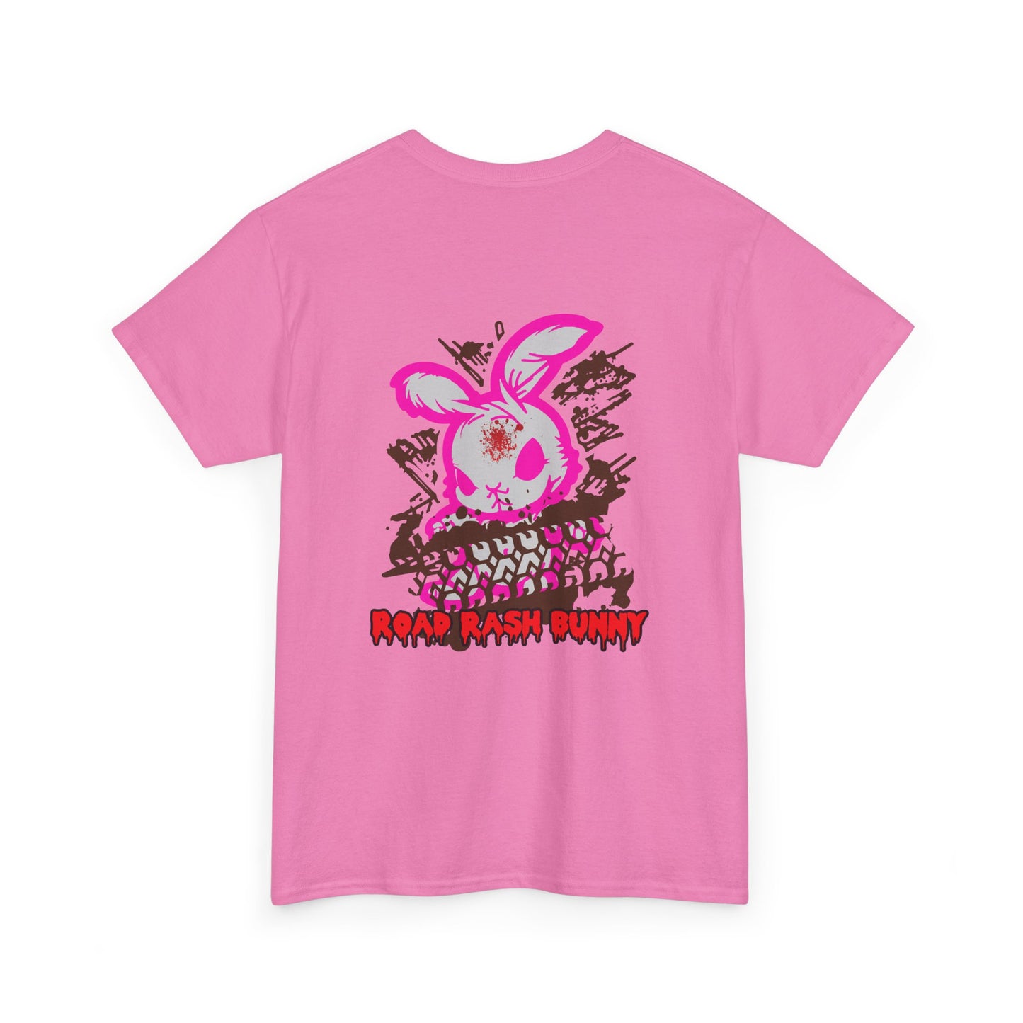 Road Rash Bunny, Rad Moto Bunny, Heavy Cotton T-Shirt