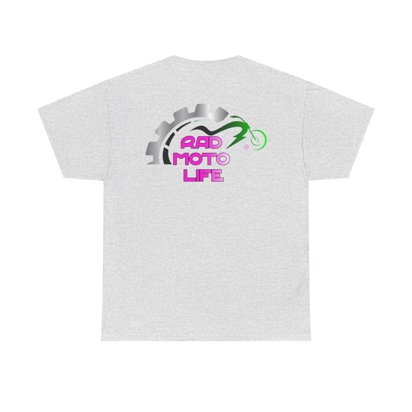 Geared, Rad Moto Life, Heavy Cotton T-Shirt