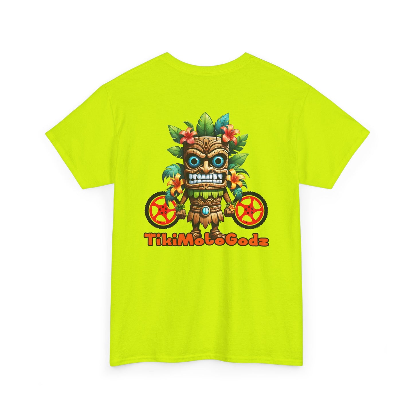 Tiki Moto Godz. Heavy Cotton T-Shirt