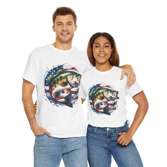 American Bass, Heavy Cotton T-Shirt