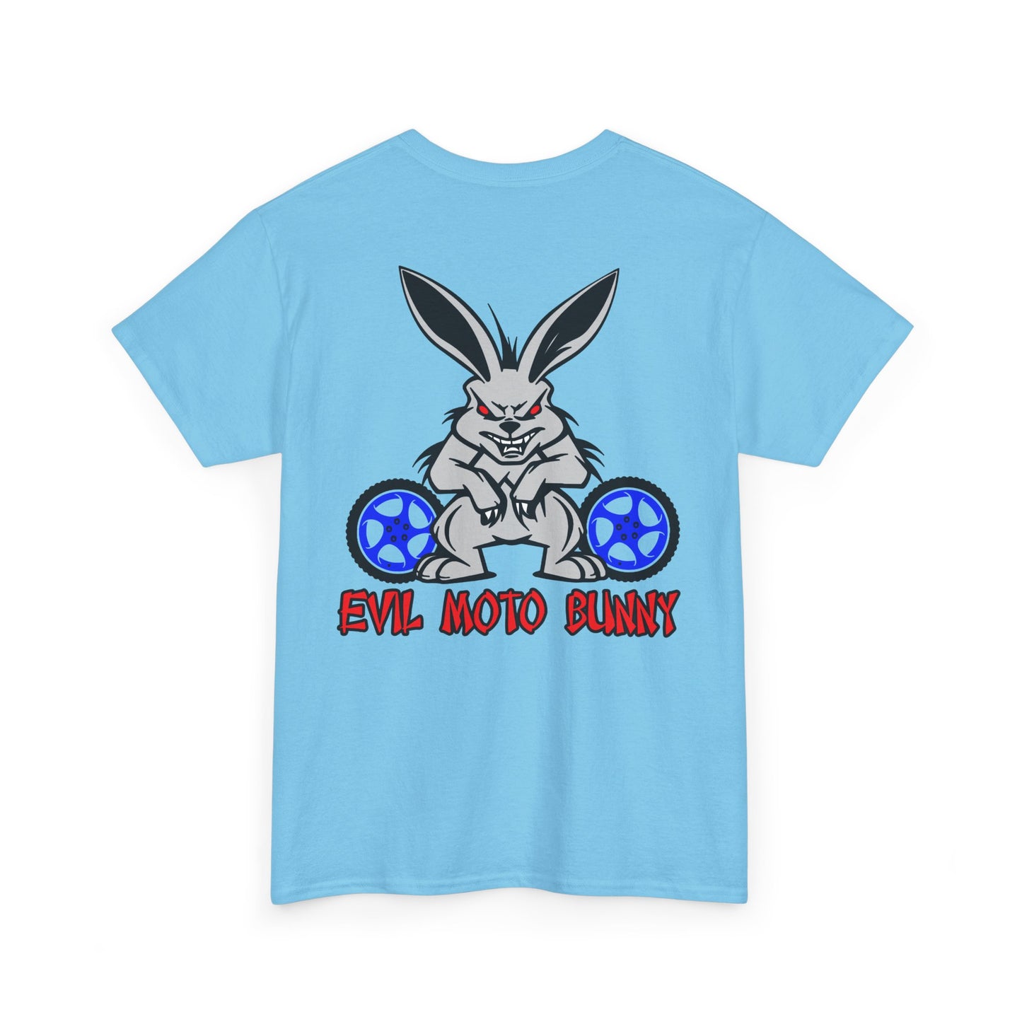 Evil Moto Bunny, Rad Moto Bunny, Heavy Cotton T-Shirt