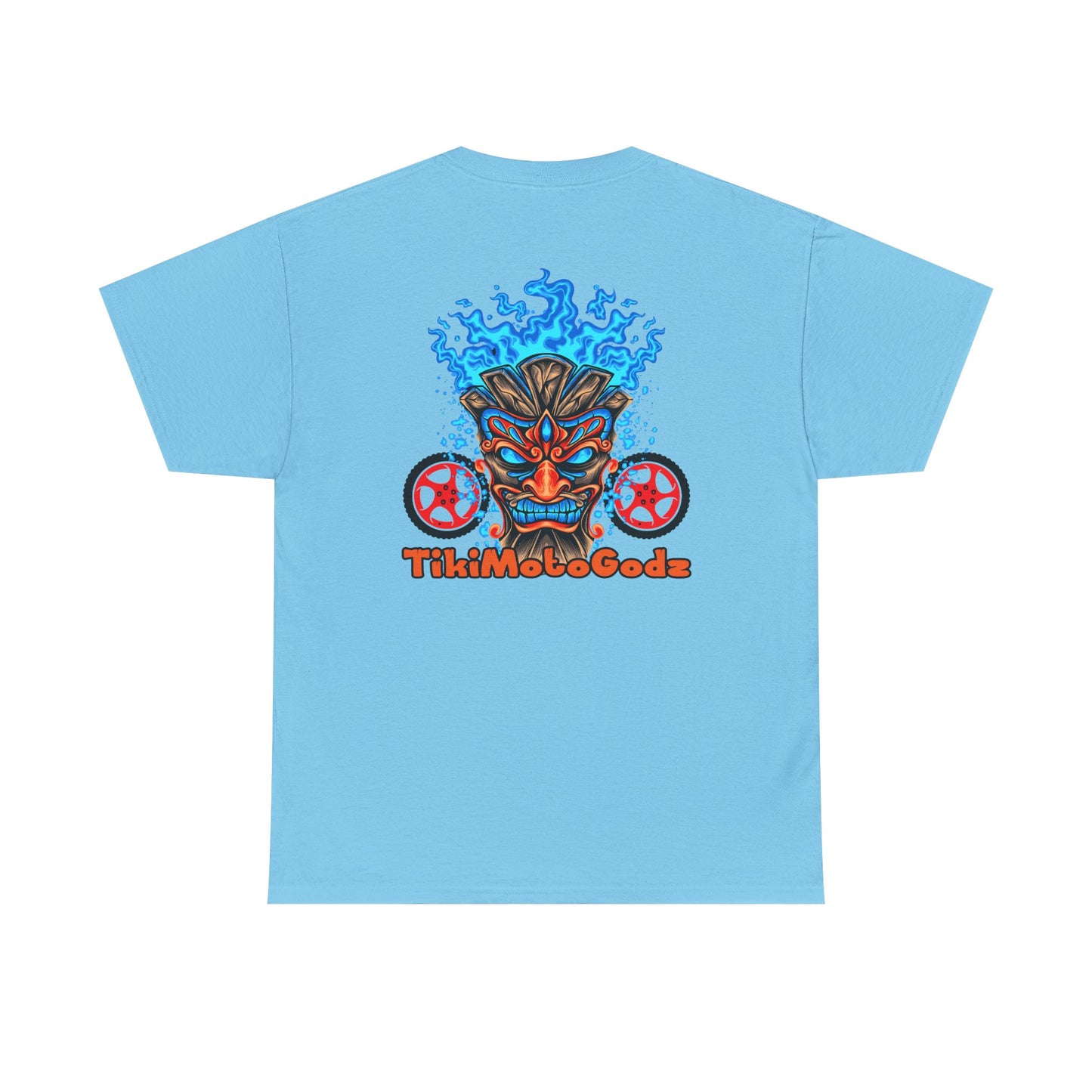 Tiki Moto Godz. Heavy Cotton T-Shirt