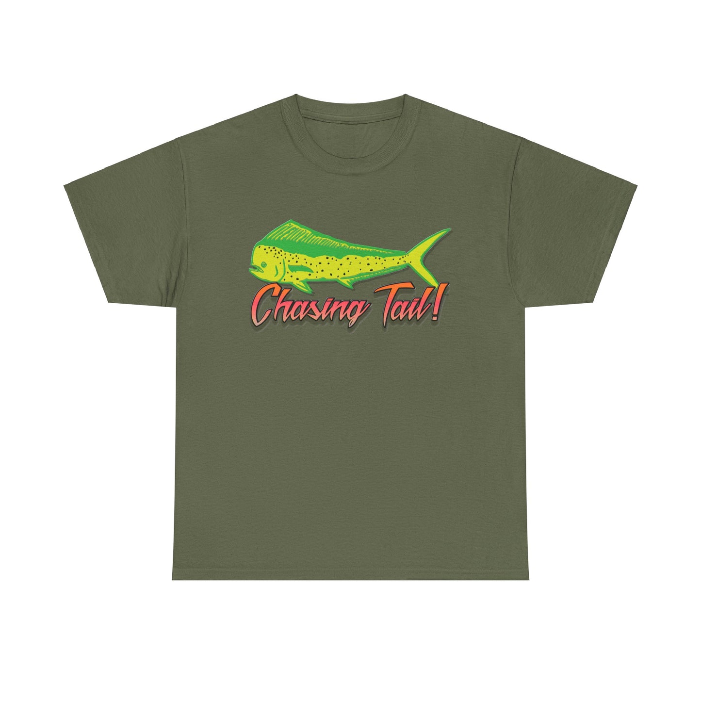 Chasing Tail Dorado. Heavy Cotton T-Shirt