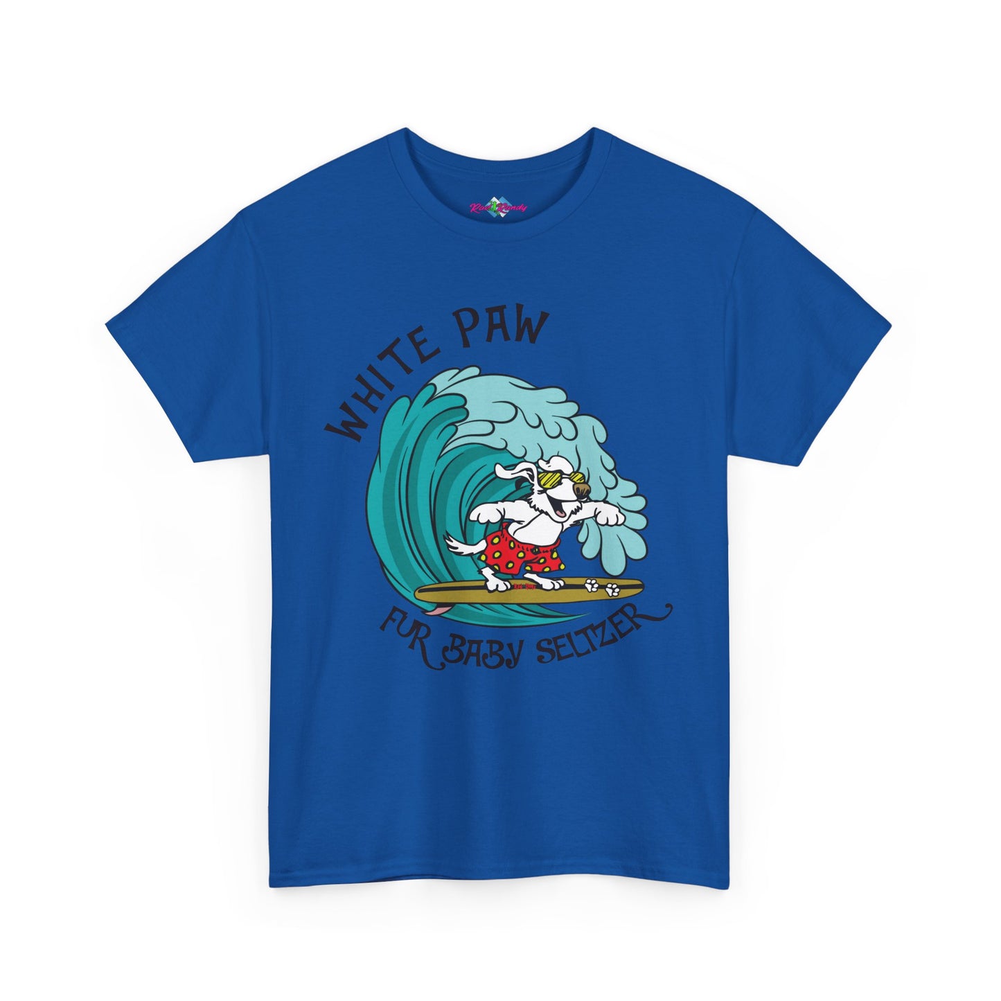 White Paw. Heavy Cotton T-Shirt