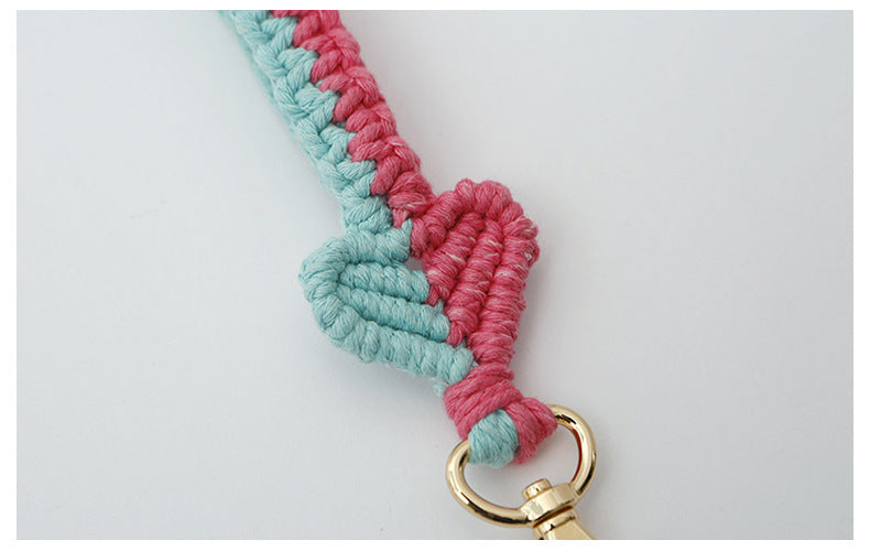 Bohemian Hand-woven Wrist Strap Keychain