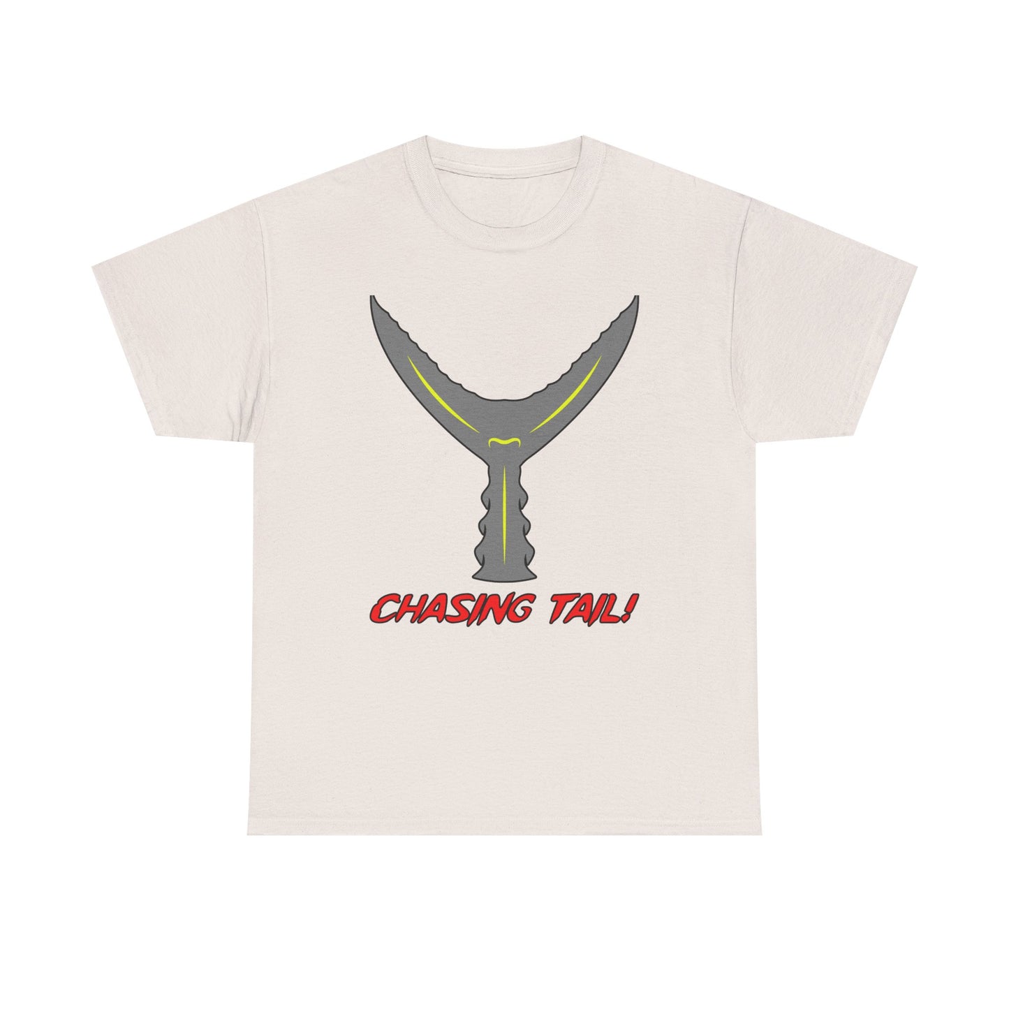 Chasing Tail. Heavy Cotton T-Shirt