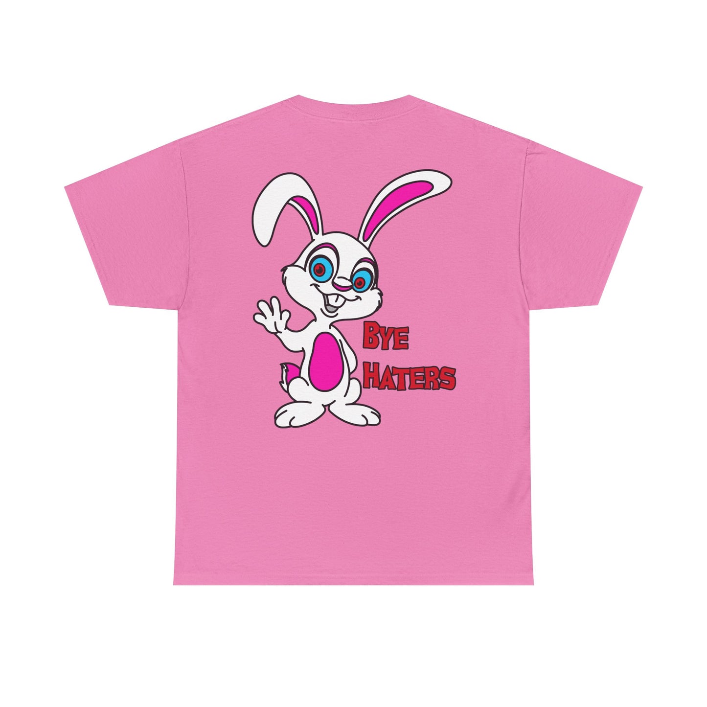 Bye Haters Bunny, Rad Moto Bunny, Heavy Cotton T-Shirt