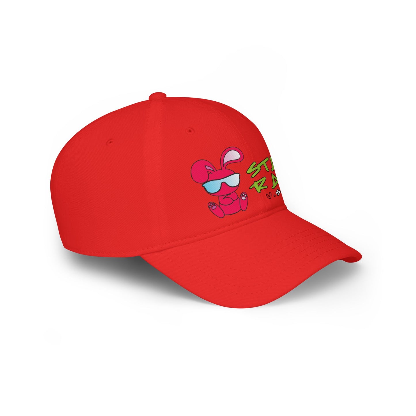 Cool Bunny Stay Rad Baseball Cap.