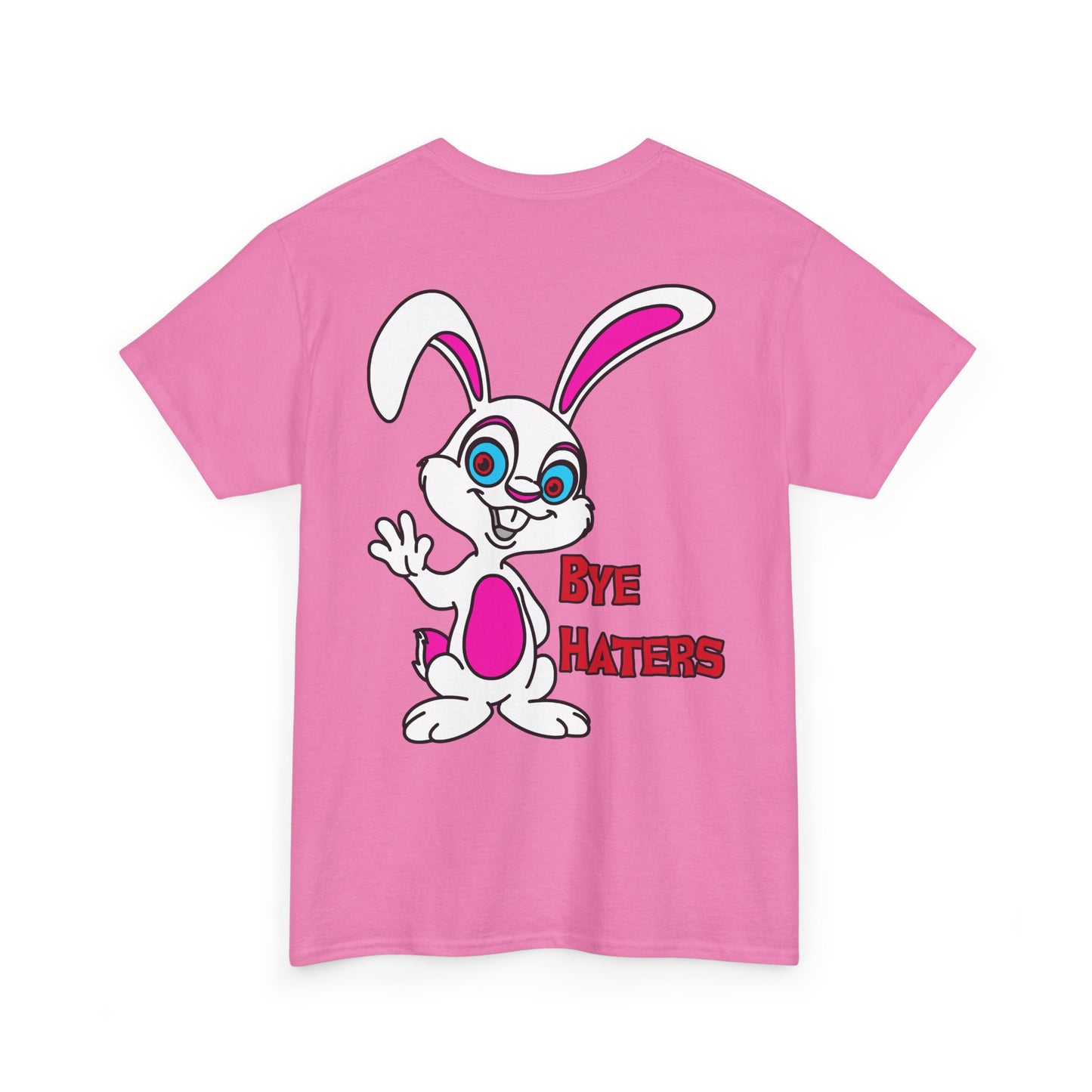 Bye Haters Bunny, Rad Moto Bunny, Heavy Cotton T-Shirt