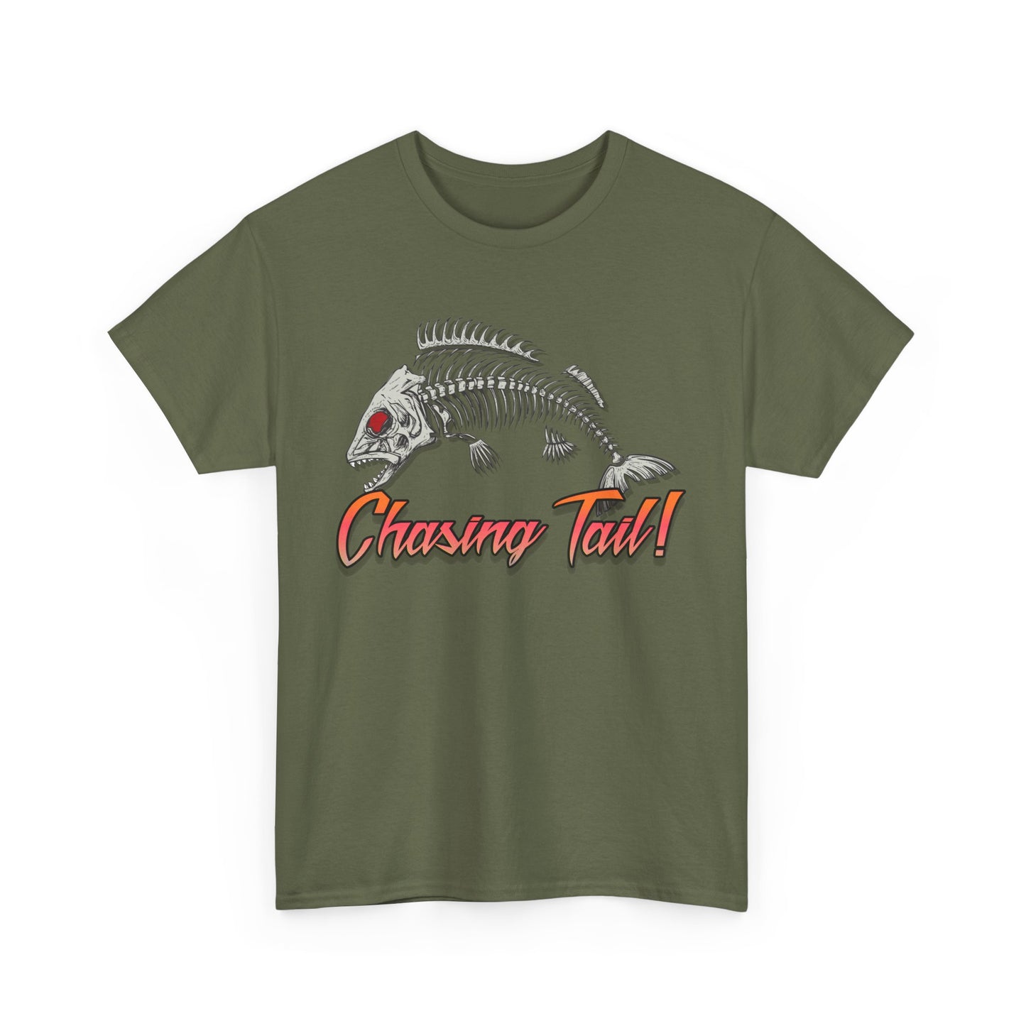 Chasing Tail!. Heavy Cotton T-Shirt