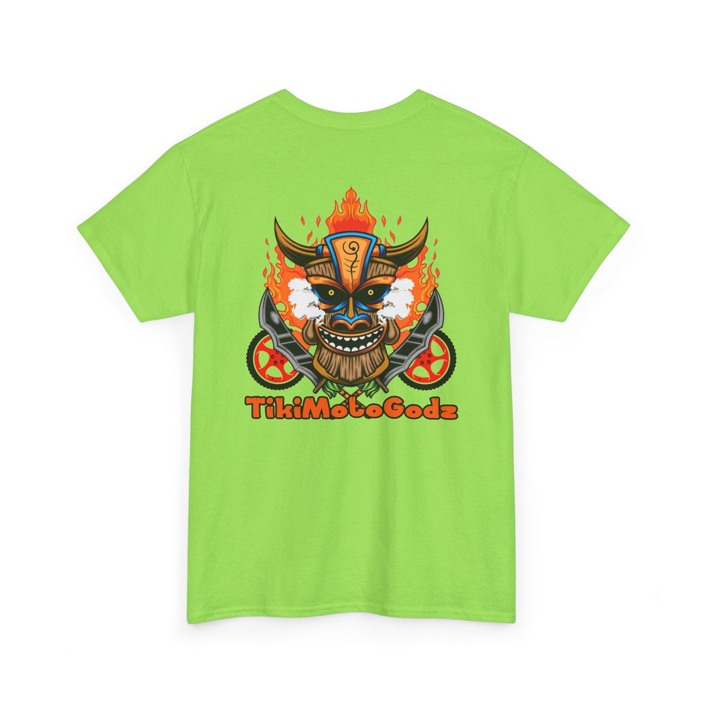 Tiki Moto Godz. Heavy Cotton T-Shirt