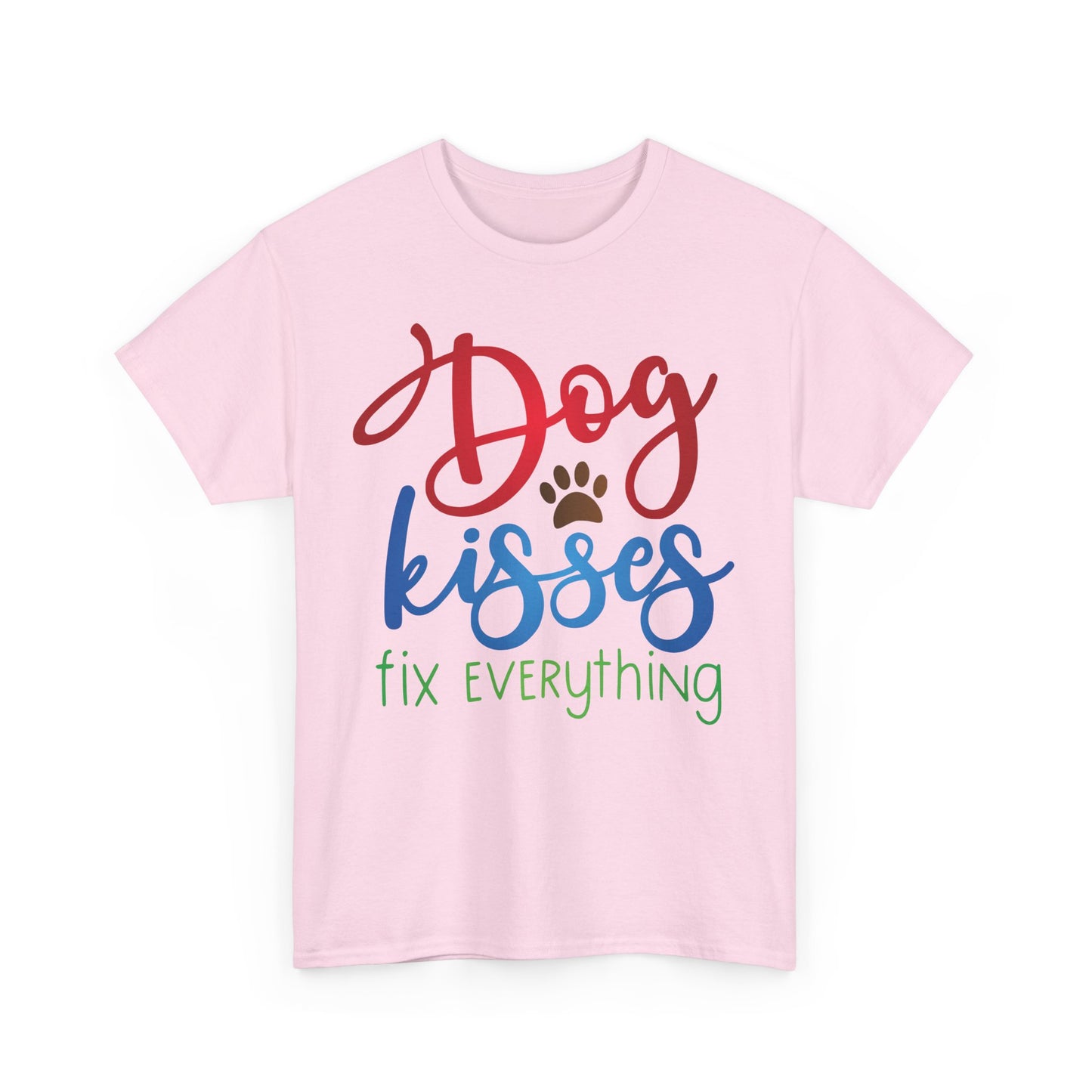 Dog Kisses. Heavy Cotton T-Shirt
