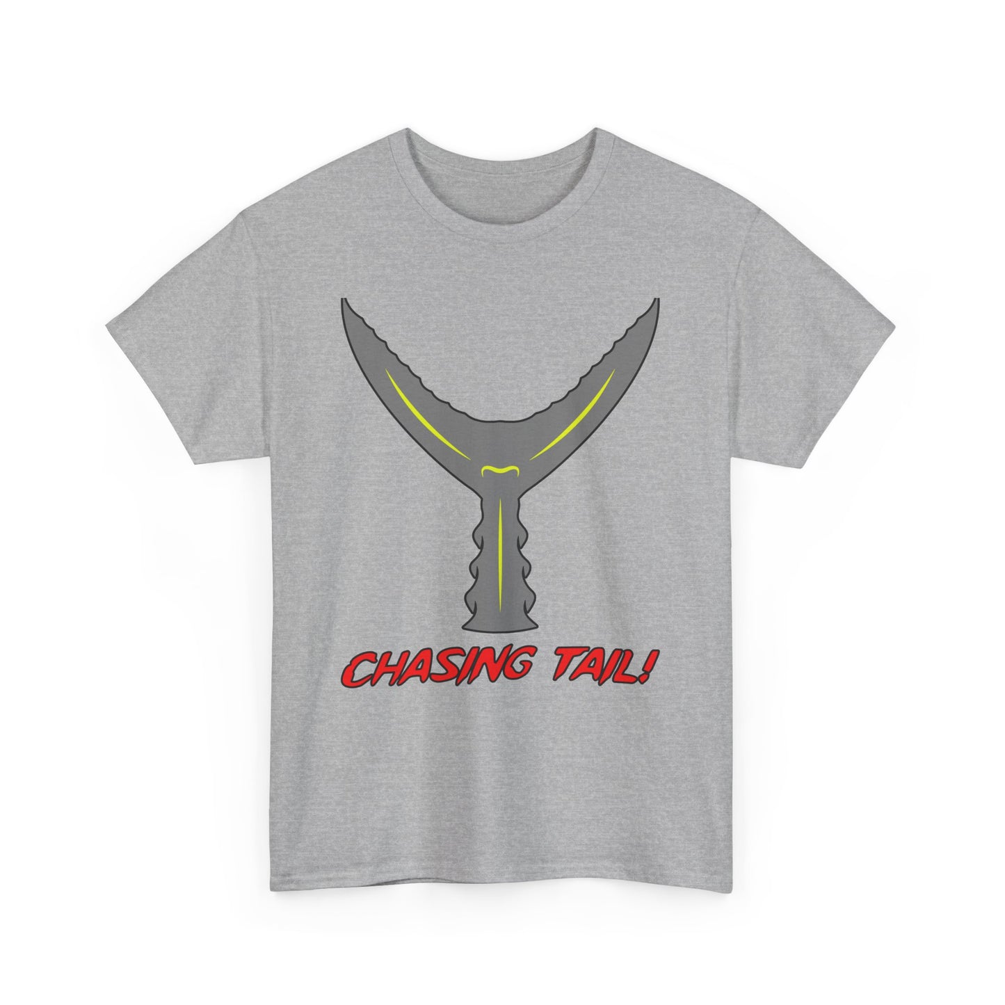 Chasing Tail. Heavy Cotton T-Shirt