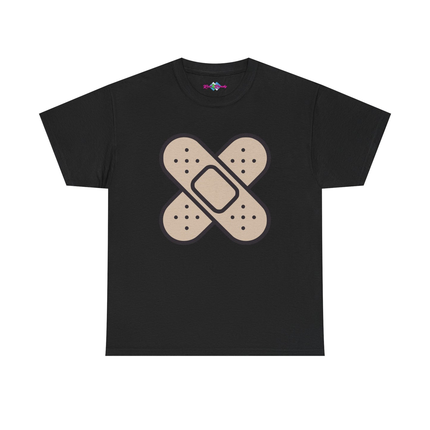 Band Aids. Heavy Cotton T-Shirt