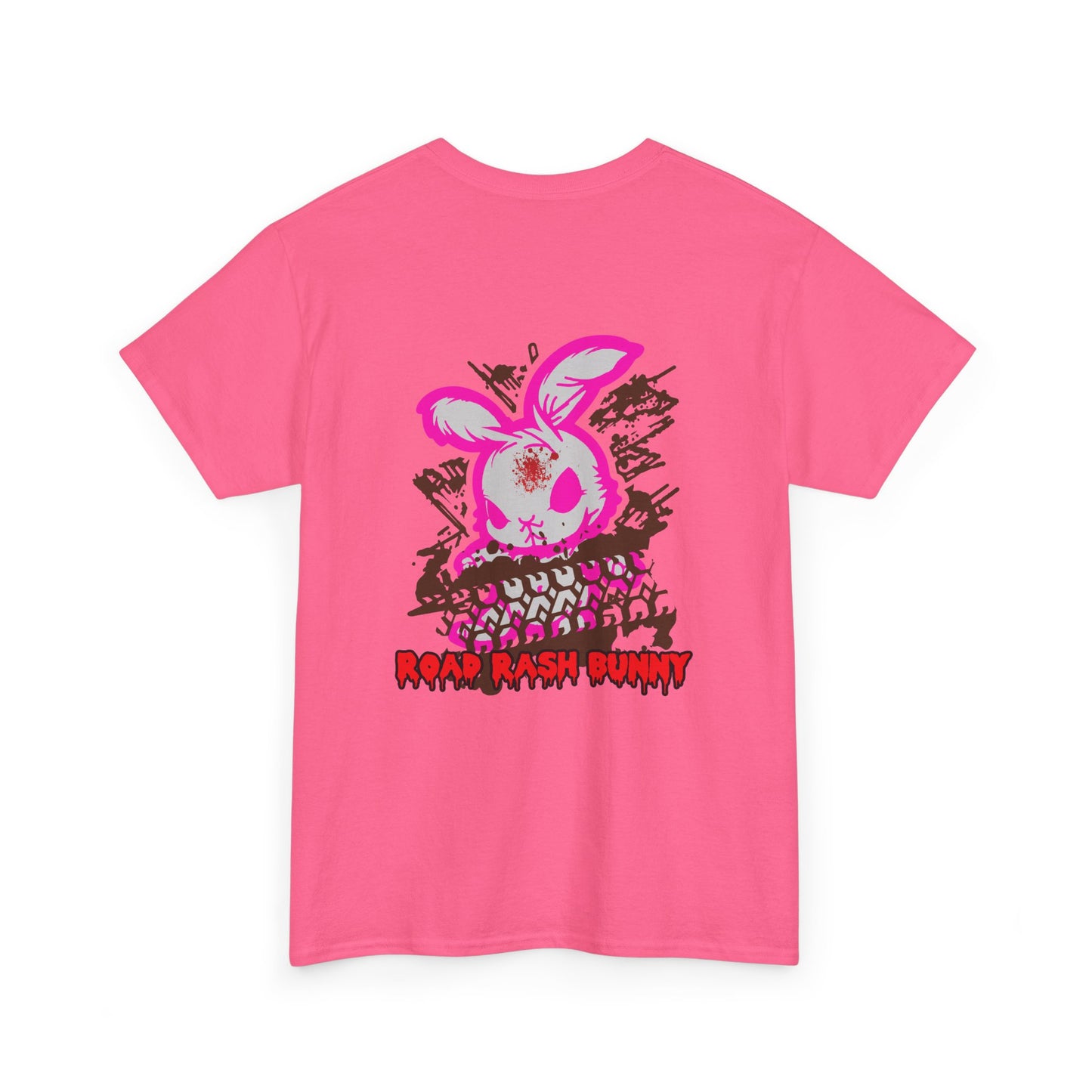 Road Rash Bunny, Rad Moto Bunny, Heavy Cotton T-Shirt