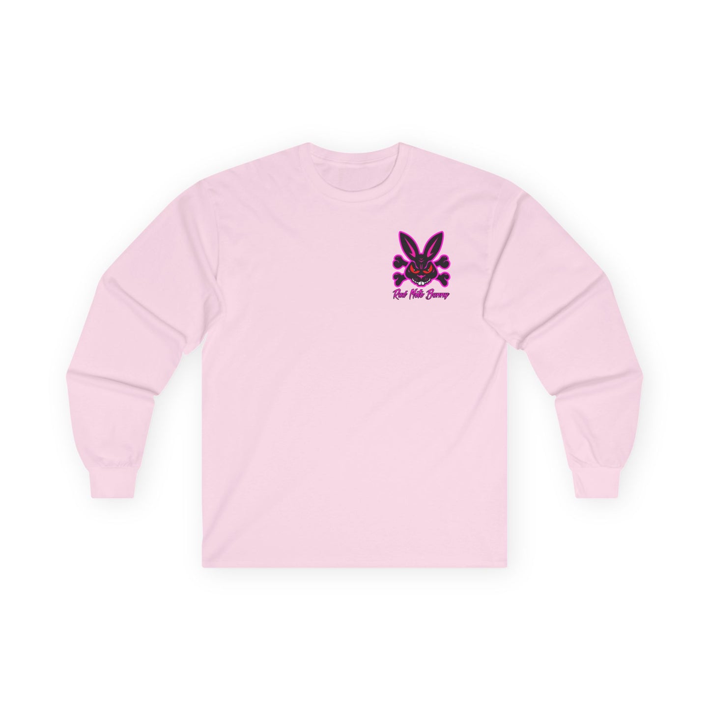 Zombie Bunny, Rad Moto Bunny, Unisex Long Sleeve Tee - Bold Graphic T-Shirt for Motorcycle Enthusiasts