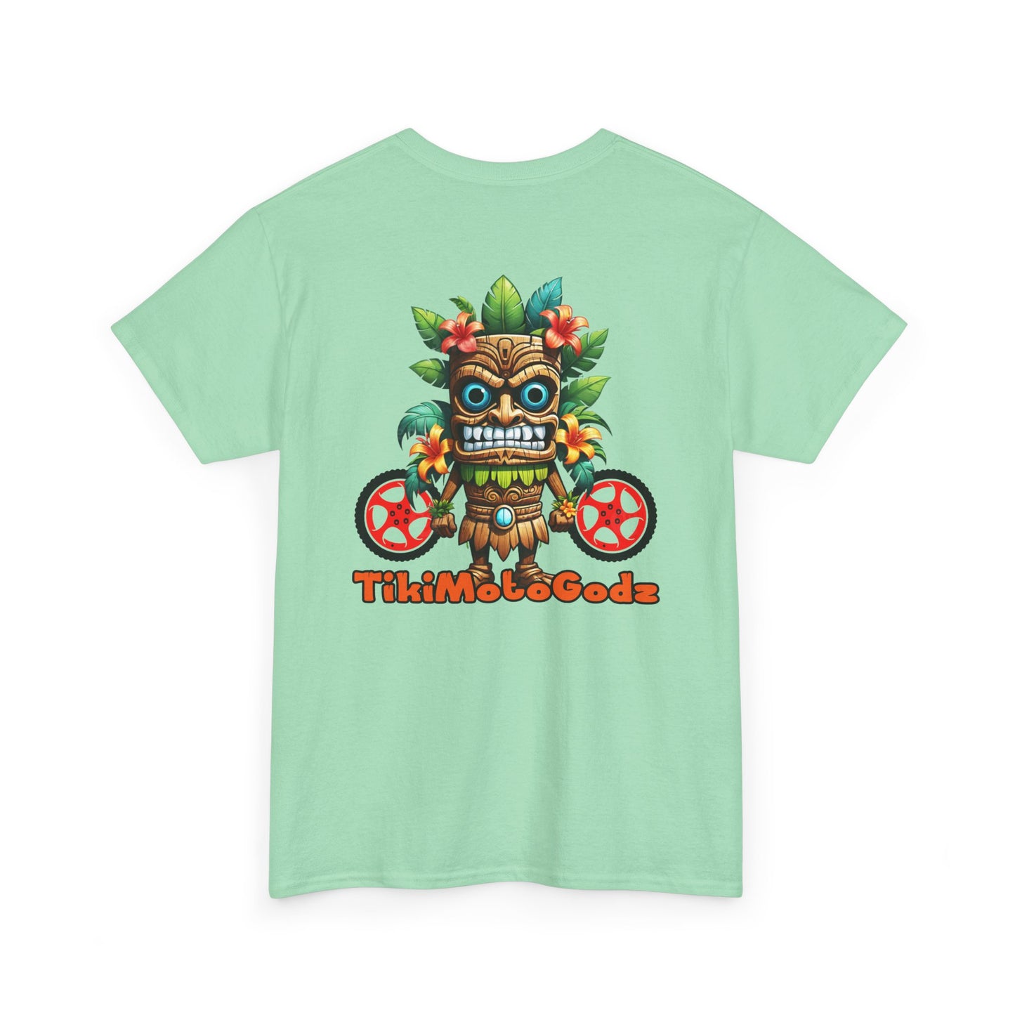 Tiki Moto Godz. Heavy Cotton T-Shirt