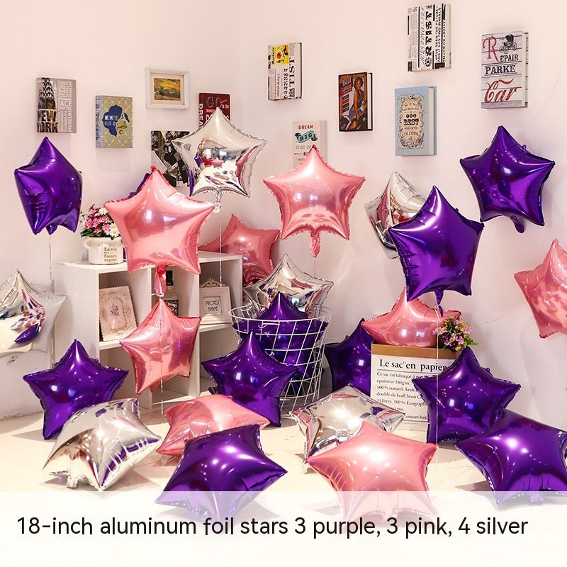 Heart-shaped Aluminum Balloon