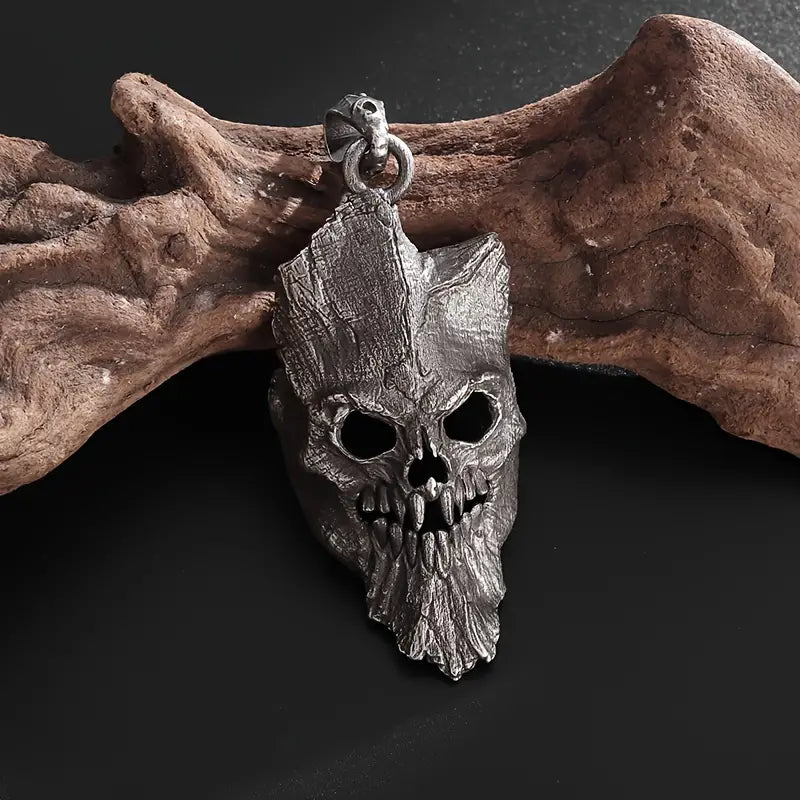 The Mask Pendant Necklace.