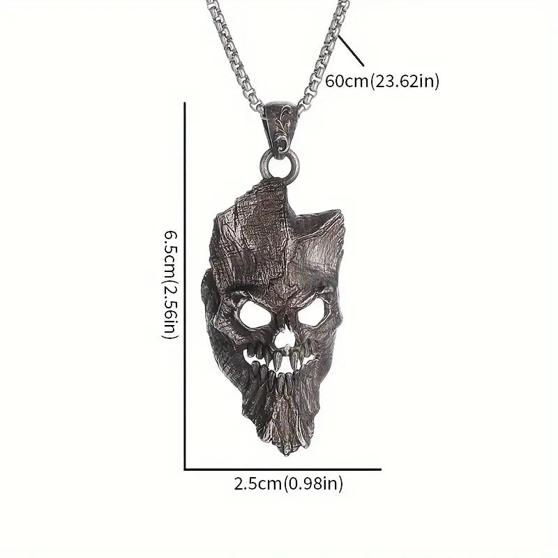 The Mask Pendant Necklace.