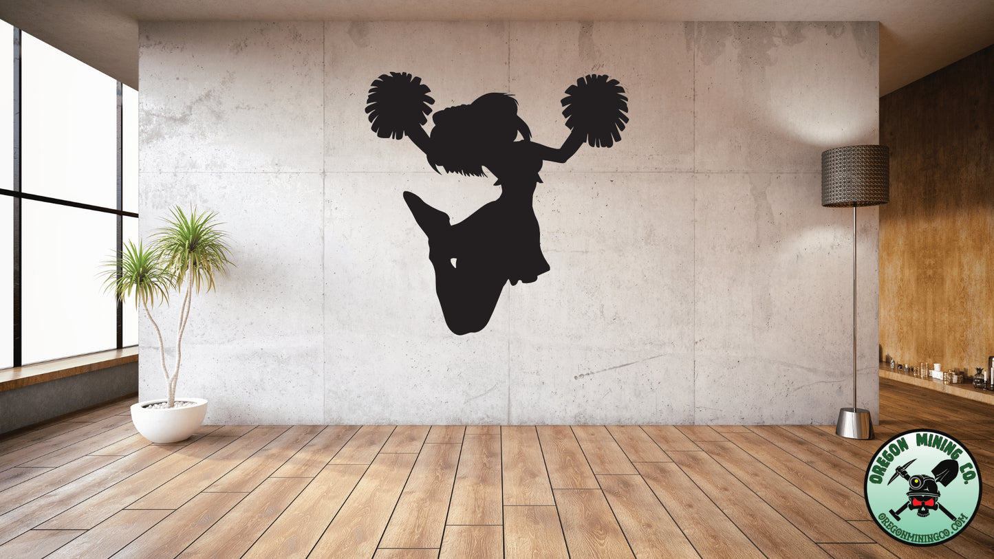 Cheer Leader Vinyl Decal