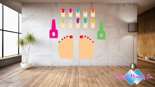 Nails. SVG Digital Cut or Print files.