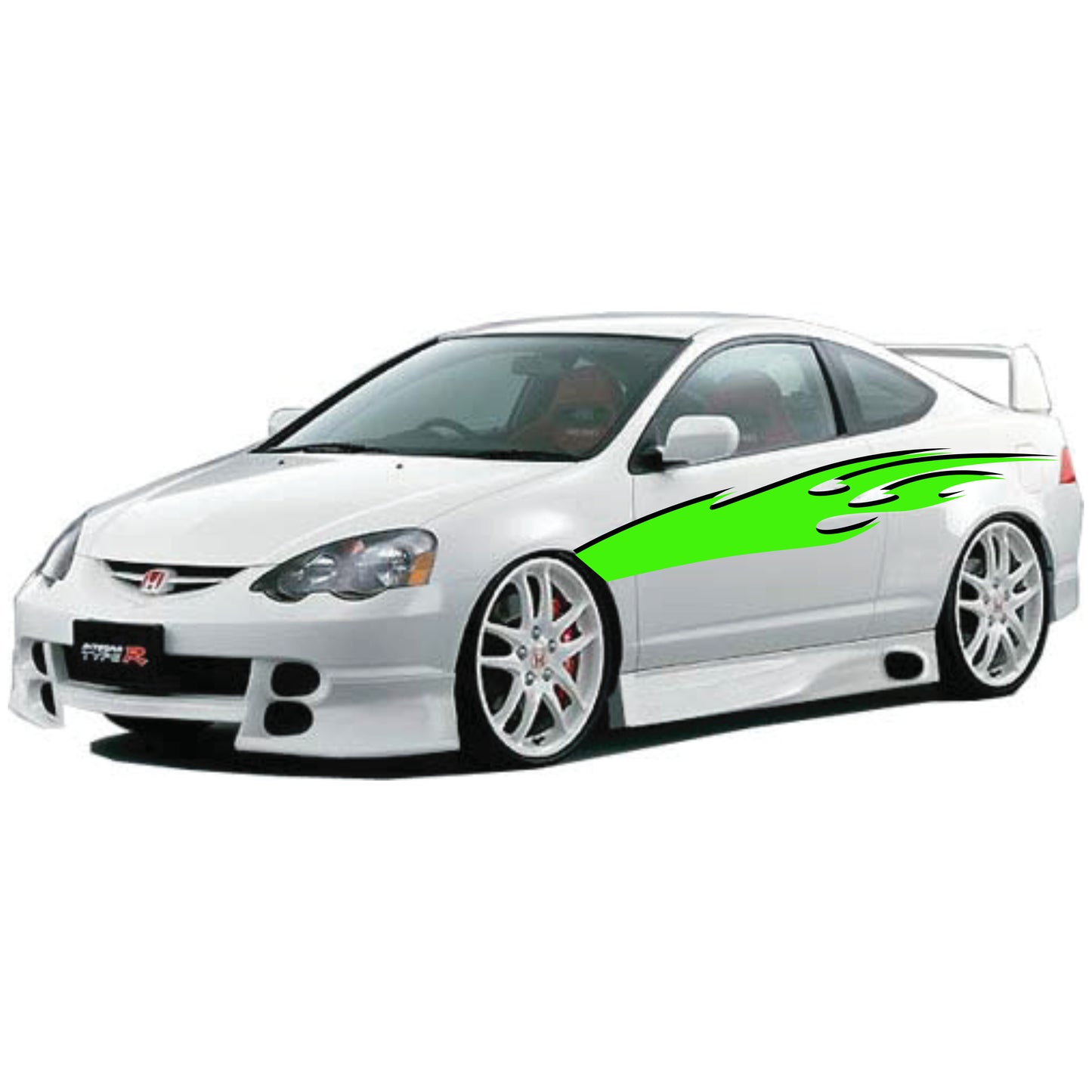 Flames Steak, Vehicle Graphics SVG files.