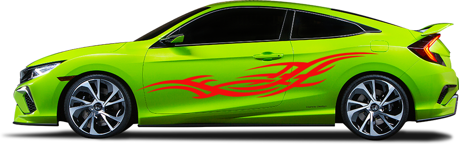 Tribal Zone, Vehicle Graphics SVG files.