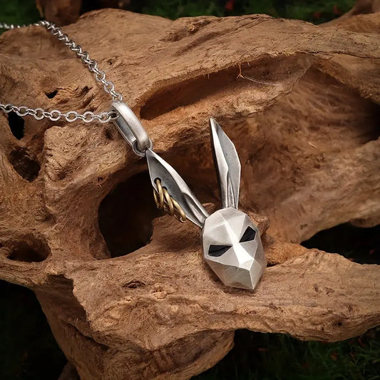Hip Hop Bunny Necklace.