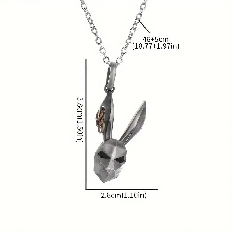 Hip Hop Bunny Necklace.