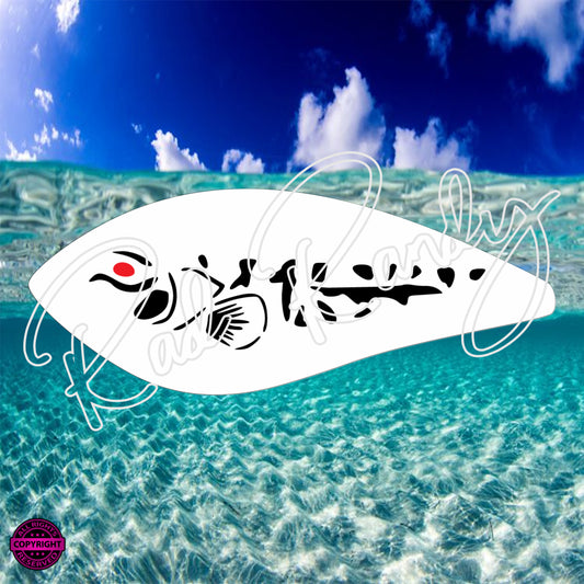 Fish Lure Pattern Vinyl Decal  Lure -# 41