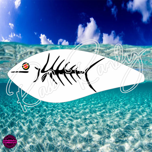 Fish Lure Pattern Vinyl Decal  Lure -# 560