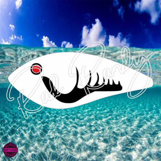 Fish Lure Pattern Vinyl Decal  Lure -# 60