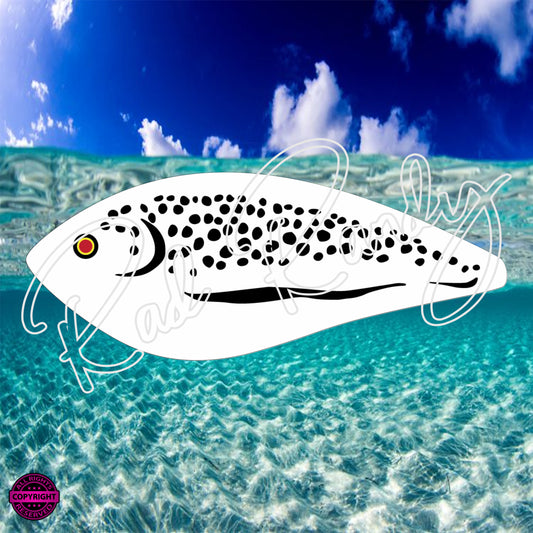 Fish Lure Pattern Vinyl Decal  Lure -# 83