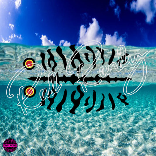 Fish Lure Pattern Vinyl Decal  Lure -# 99