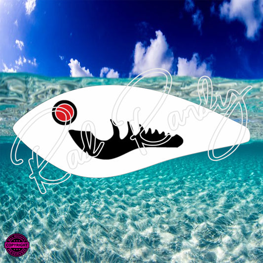 Fish Lure Pattern Vinyl Decal  Lure -# 57