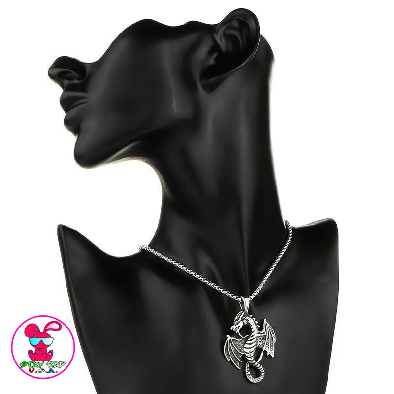 Magic Dragon Pendant Necklace
