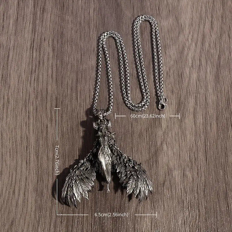 Maleficent Witch Pendant Necklace.