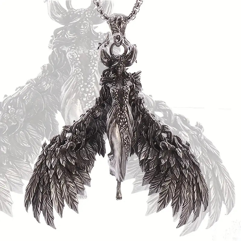 Maleficent Witch Pendant Necklace.