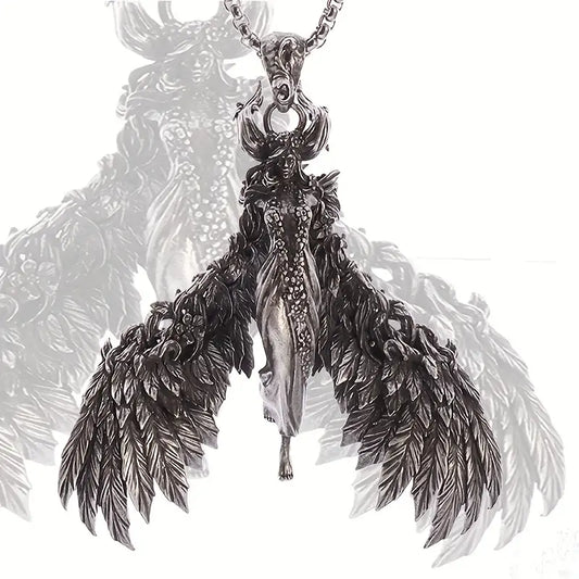Maleficent Witch Pendant Necklace.