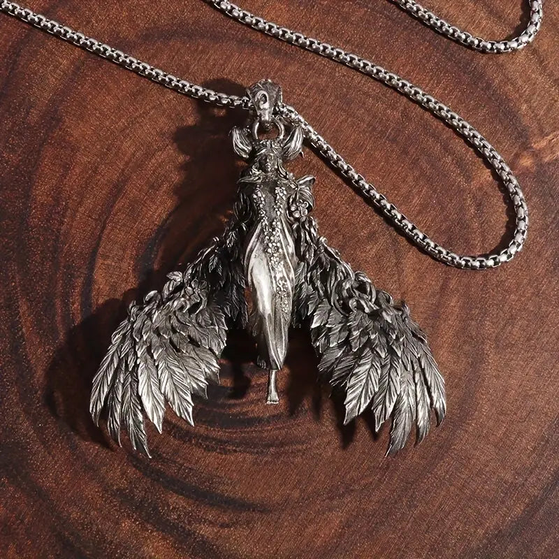 Maleficent Witch Pendant Necklace.